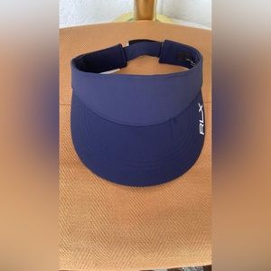 NWT Ralph Lauren active sport visor H204JG03 color navy adjustable
